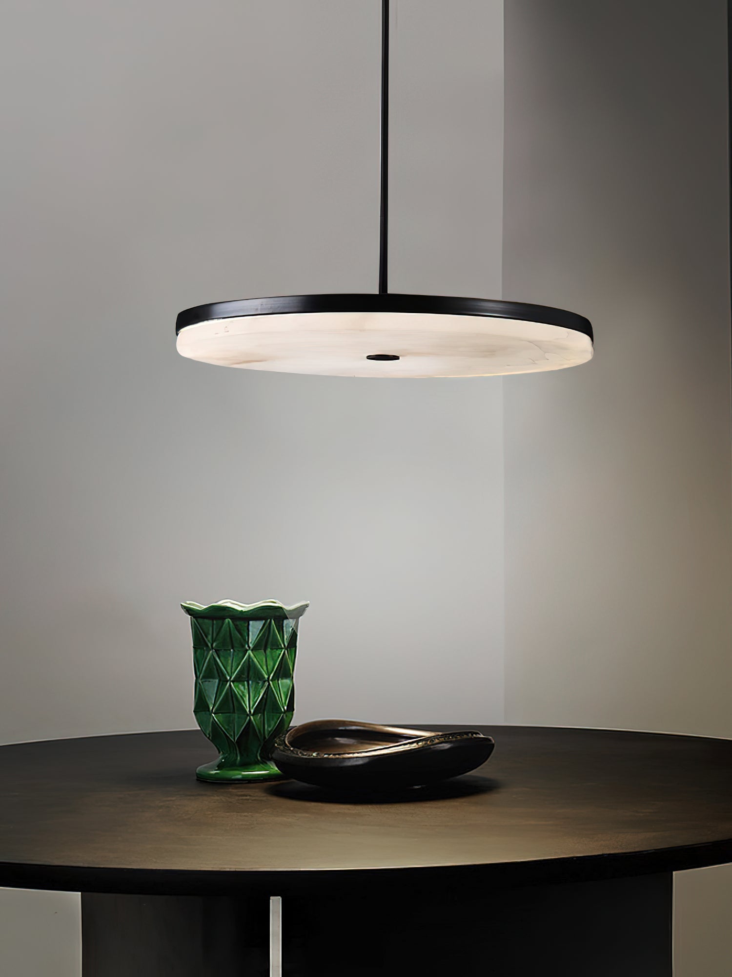 Alabaster Wyatt Pendant Light