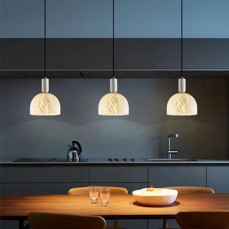 Alabaster Aros Pendant Light