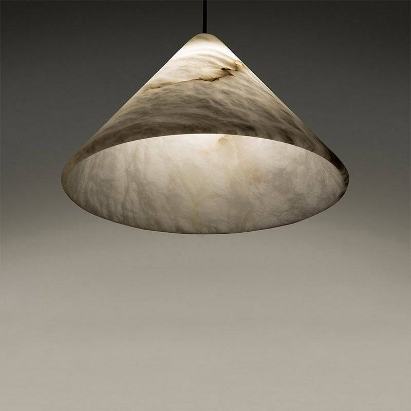 Alabaster Blom Pendant Light