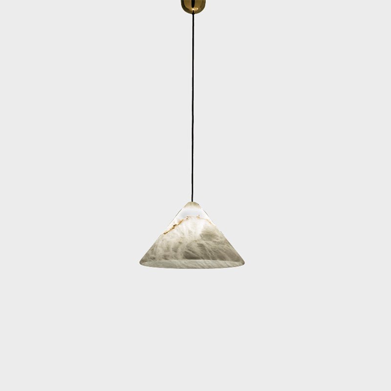 Alabaster Blom Pendant Light