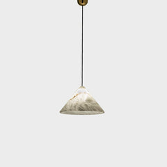 Alabaster Blom Pendant Light