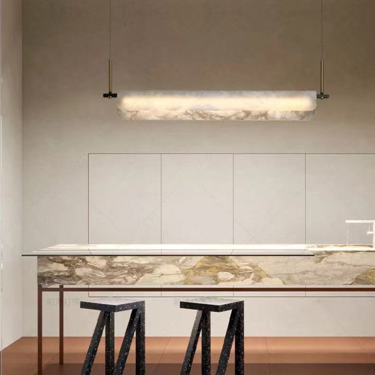 Alabaster Harka Pendant Light