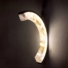 Alabaster Calos Wall Light 40cm H