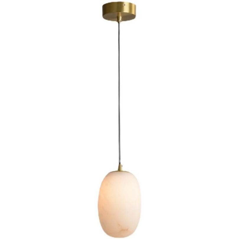 Alabaster Lipton Pendant Light