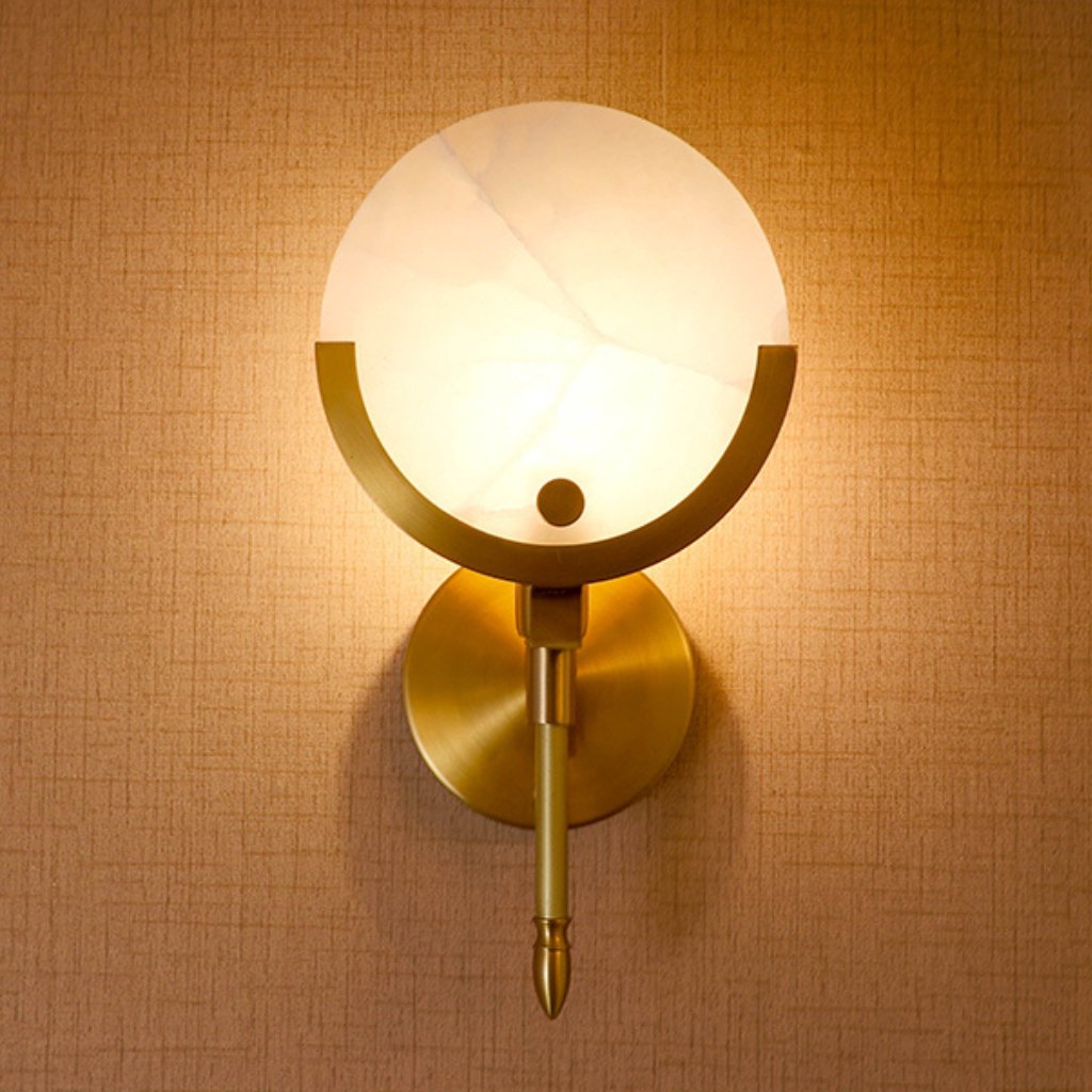 Alabaster Lucus  Wall Sconce