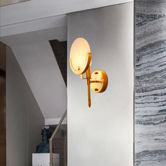 Alabaster Lucus  Wall Sconce