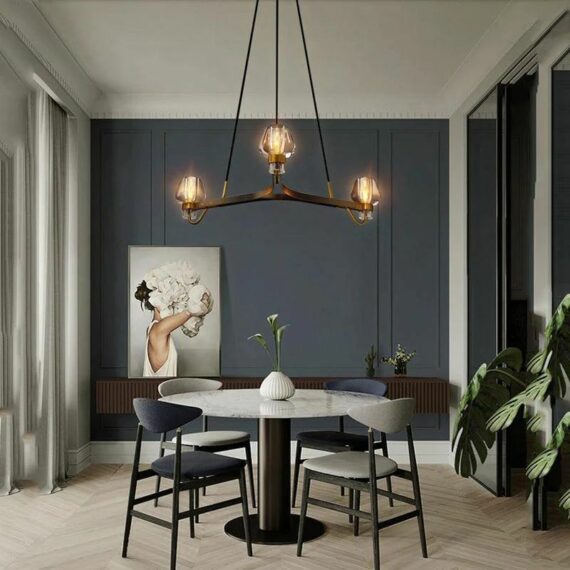 Belier Chandelier 3 Lights