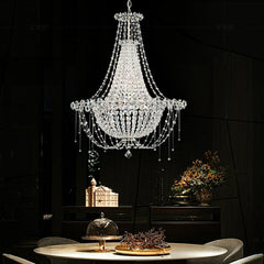 Italian Style K9 Crystal Chandelier For Small Living Room Princess Pendant Light For Girl's Bedroom/ Dining Room Table